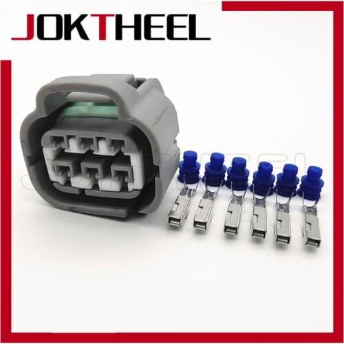 1/5/10/20 sets 6 pin male accelerator throttle pedal plug auto electrical connector for Toyota Lexus 7283-7064-40 90980-10988