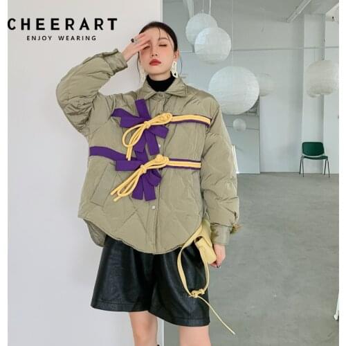 Женские модные пуховики Cheerart China At AliExpress