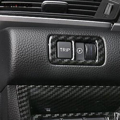 For Honda Accord 2018 2019 2020 Headlight Switch Dashboard Control Button Cover Trim Decoration Interior Accessories Car Styling