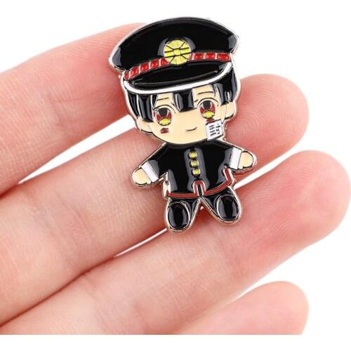 DZ2358 Manga Hanako-kun Anime Creativity Enamel Pins Badge for Backpack Collar Lapel Pin Hat Jewelry Birthday Gifts for Friends