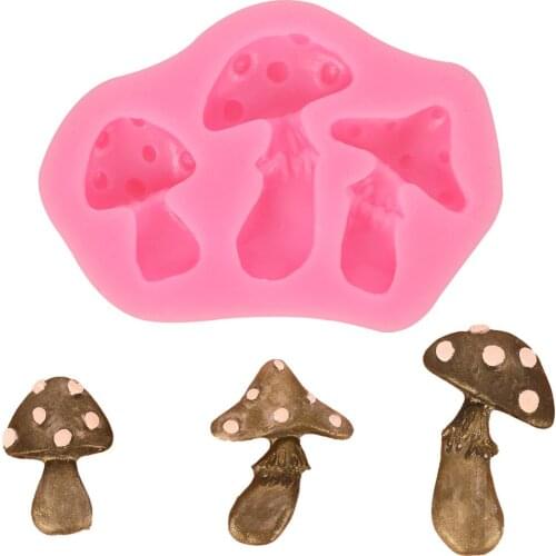 Facemile DIY Mushroom Silicone Mold Chocolate Mold Fondant Cake Decorating Kitchen Baking Cake Tools Candy Soap Moulds