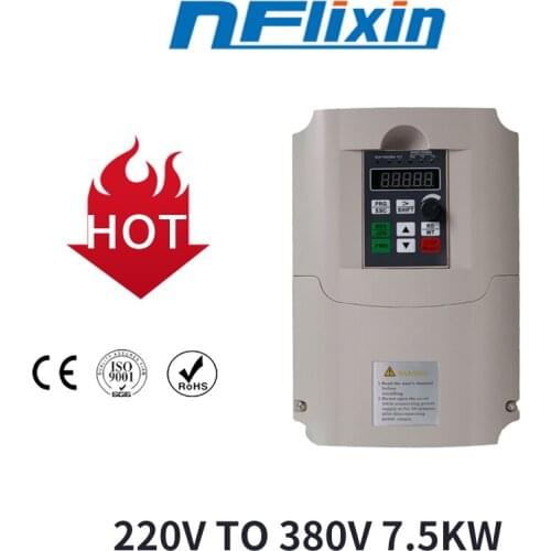 Varible frequency drive inverter/Frequency converter 220V TO 380V 7.5KW /11kw 3 phase vfd