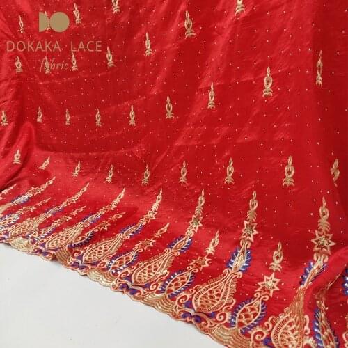 Multi Stones 2019 High Quliaty George Lace Fabric With 2 Yards Net For Blouse African Indian Women Bride And Bridegroom Material