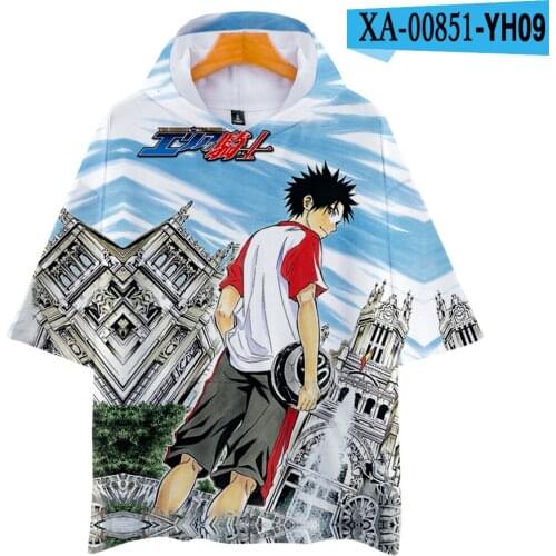 Kawaii 2021 The Knight In The Area 3D Print Hoodies Men/Women Short Sleeve Hooded Sweatshirt Anime Boys/girls Clothes Tops Tees