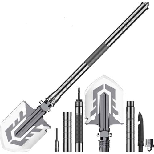 Multi-function Shovel Outdoor Military Foldable Carrying Snow shovel for Survival Folding shovel