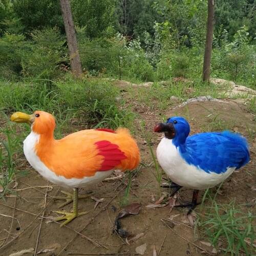 30cm simulation Dodo bird model foam&feathers Raphus cucullatus handicraft home garden decoration gift p0304