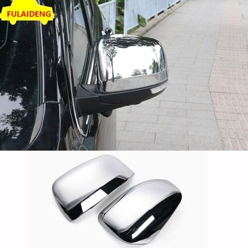 2pcs For Jeep Grand Cherokee 2014-2020 ABS Chrome Rear Mirror View Cover Trim Car Styling Accessories