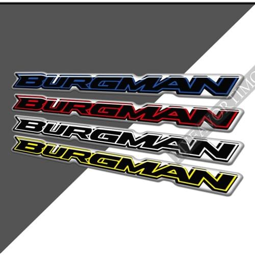 Scooter Stickers For Suzuki Burgman 125 200 400 650 Motorcycle Emblem Badge Logo Decals Tank Pad 2015 2016 2017 2018 2019 2020
