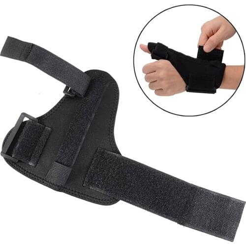 Neoprene Left or Right Gym Wrist Band Sports Wristband Wrist Support Thumb Brace Splint Adjustable Strap