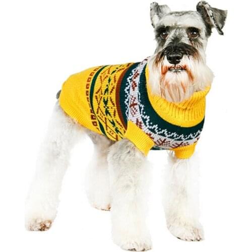 Fresh Style Dog Clothing Outwear Knit Winter Warm Pet Sweater For Puppy S M L XL Yorkshire Chihuahua Cat Products