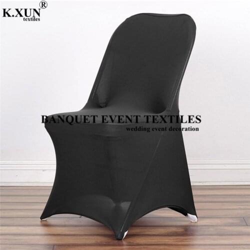 Wholesale Price Spandex Stretch Folding Chair Cover Banquet Wedding Chair Covers Event Party Event Party Hotel Decoration