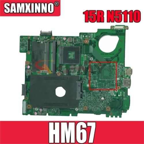 Original Laptop motherboard For DELL Inspiron 15R N5110 HM67 Mainboard CN-0VVN1W 0VVN1W 10245-2 notebook tested