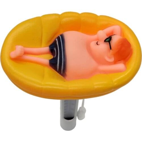 Plastic Swimming Pool Thermometer Water Temperature Gauge for Hot Tubs