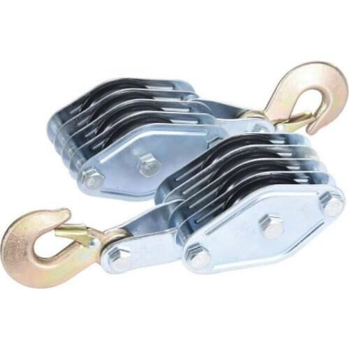 Hoist with pulley vertical lifting