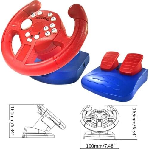 Racing Steering Wheel For Nintend Switch Lite Game Joysticks Controller For PS3