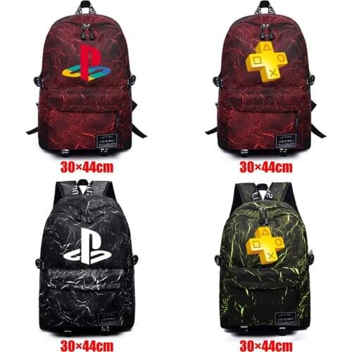 Ps4 Teenager Packsack Fabric Backpack Zipper Schoolbag Unisex High Quality Mochila Student Casual Travel Laptop Bag
