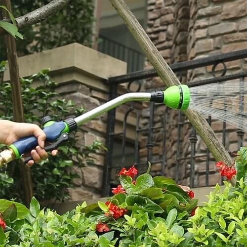Garden Wand Household Watering Sprinkler 8 Spray Pattern High-quality ABS Smooth Lightweight Multi-mode Gardening Guns Head