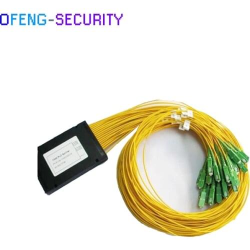 SC APC PLC Splitter 1X 64 Single mode LC fiber optic splitter 1x64 SC Apc plc splitter/ 1x64 plc splitter FBT Optical Couple
