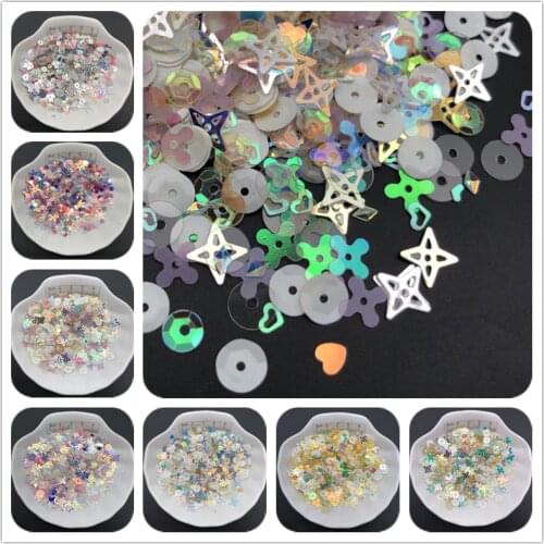30g NIce Cute Colourful Series Loose Sequin Paillette Crafts Sewing,Women/Kids Garment DIY Accessories