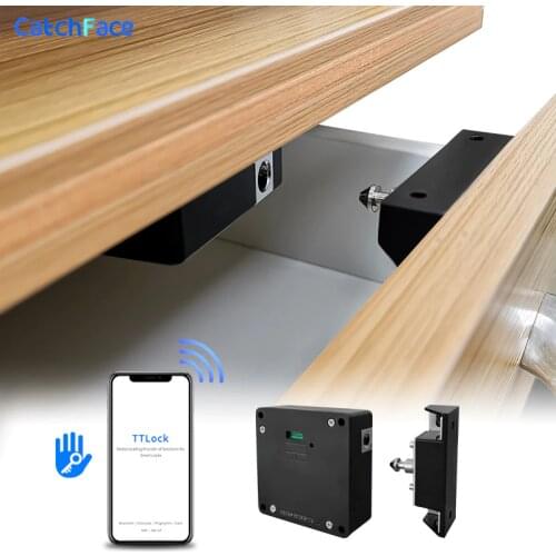 Hidden RFID Locker Invisible RFID Cabinet with TTlock APP Bluetooth Door Lock,Digital Smart Cabinet Locker Lock Private Lock