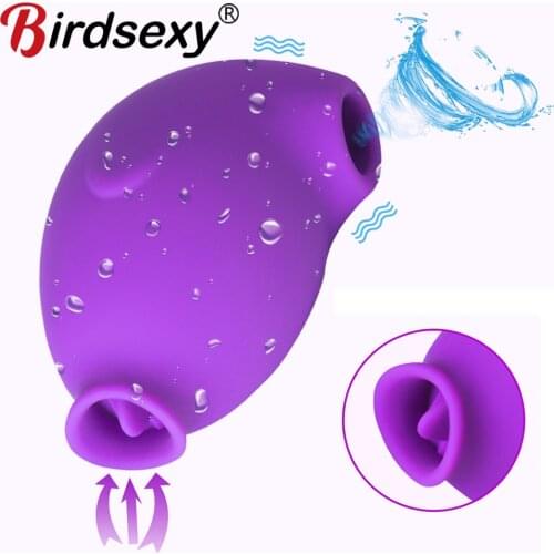 Sucking Vibrator for Women Sucker Clitoris Suction Tongue G Spot Vibrator Female Clitoris Stimulator Sex licking Toys For adult