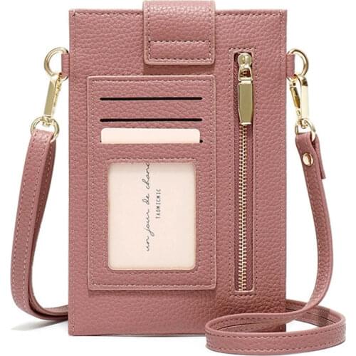 Ultra-Thin Colorful Cellphone Bag Designer Mini Shoulder Bag Women Wallet New Cell Phone Case Crossbody Bags Fashion Card Purses