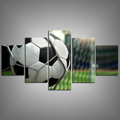 Waterproof Canvas Painting Wall Art Soccer Football Sports Themed Canvas Wall Art for Boys Room Wall Decor Gift Drop shipping