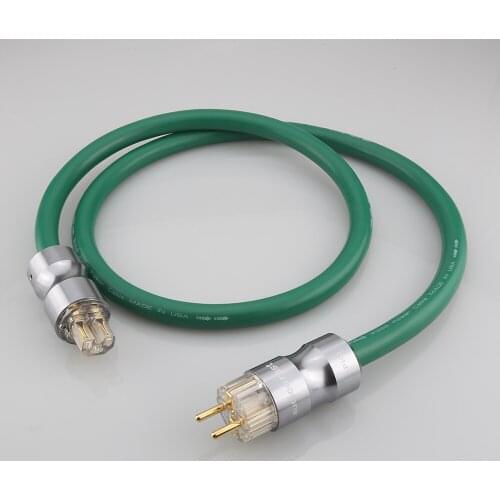 High Quality P108 HI-End Copper Silver Mixed HIFI Power Cable Schuko Power Leads AC Power Cord For HIFI CD AMP AUDIO System