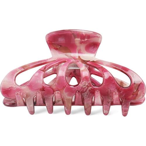 Woman Acetate Hair Claws Headdress Female Acrylic Geometric Large Hairpin Shark Clip Girls Ornaments Hair Accessories New