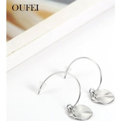 OUFEI Stainless Steel Jewelry Charm Drop Earrings For Women Earings Fashion Jewelry Accessories Bohemian Mass Effect
