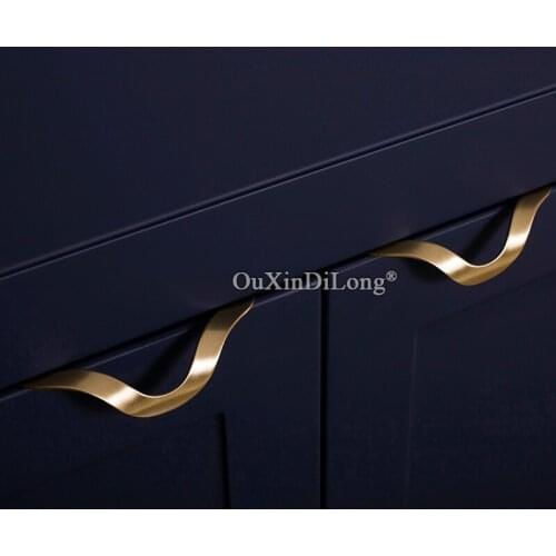 Elegant Designed 10PCS European Brass Cabinet Door Handles Cupboard Wardrobe Drawer Kitchen Wine Cabinet Pulls Handles & Knobs