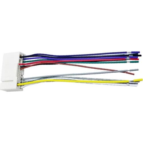 Audio Car Radio Power Cables Adapter Cable For Mazda 2 3 5 6 8 CX5 CX7