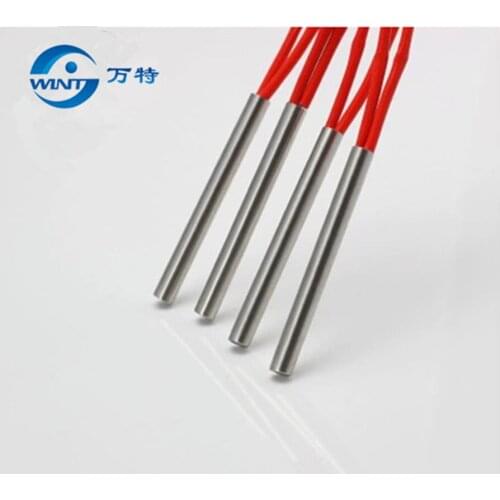 Free shipping 12*200mm Heater Length AC 220V 300W Electric Cartridge Heater Heating Element 10pcs