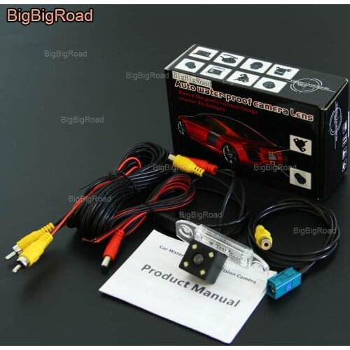 BigBigRoad Car Intelligent Track Rear View Camera For Volvo S80 S80L XC60 XC90 V70 XC70 night vision Reversing Parking camera