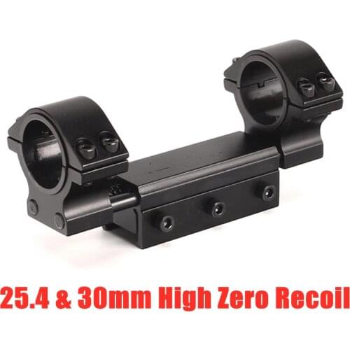25.4mm & 30mm High Scope Rings Zero Recoil Mount Fit 20mm Picatinny Weaver Rail For Airgun Rifle Shooting Accessories