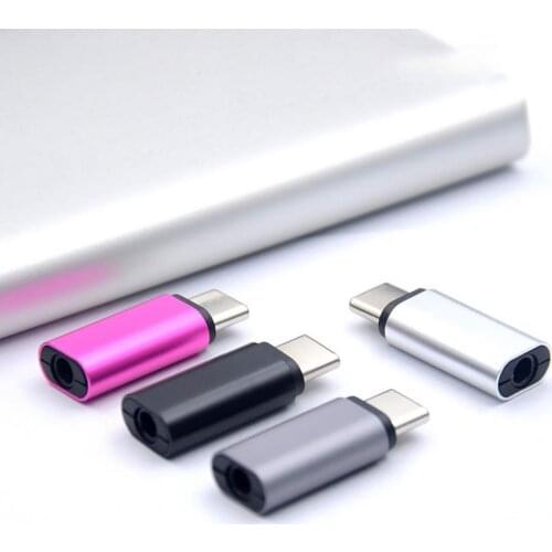 3.5mm Converter Portable Stable Transmission Metal Type-C Earphone Adapter for Huawei