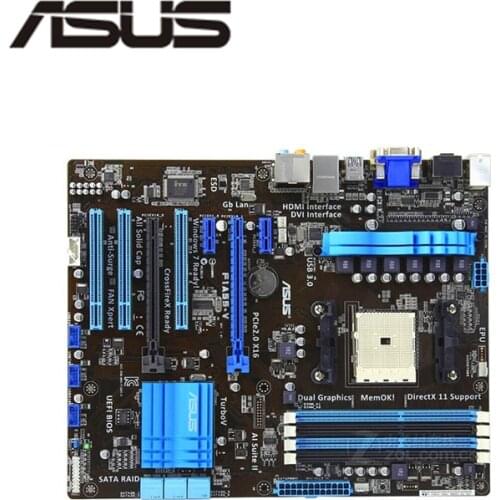 For ASUS F1A55-V Motherboard Socket FM1 DDR3 For AMD A55M A55 Original Desktop Mainboard SATA II Used Mainboard