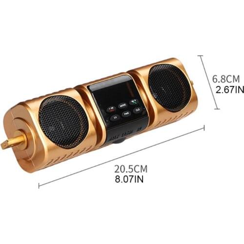 Motorcycle Bluetooth Speaker Portable Waterproof Support TF Card AUX MP3 Player Dropship
