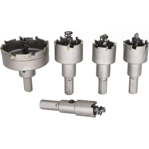 2021 New Carbide Drill Bit Set 10 Piece Hole Saw Set, with Hole Saw Guide Fixture