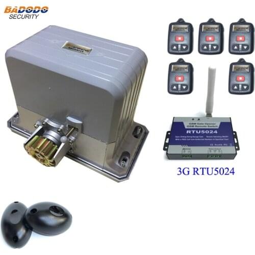 1800KG sliding gate door opener automatic gate motor Kits with IR sensor GSM door opener for access control