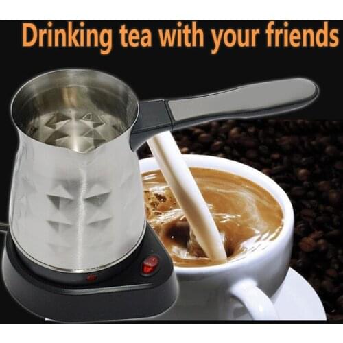 Electric Turkish Espresso Percolator Coffee Maker Pots EU Plug Kettle Home M2EE
