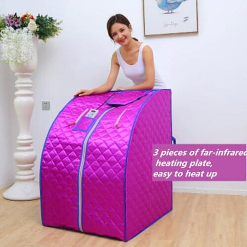 Fir Infrared Sauna Weight Loss Negative Ion Detox Therapy Personal Portable Sauna Room Folding Chair Cabin Room Sauna heater