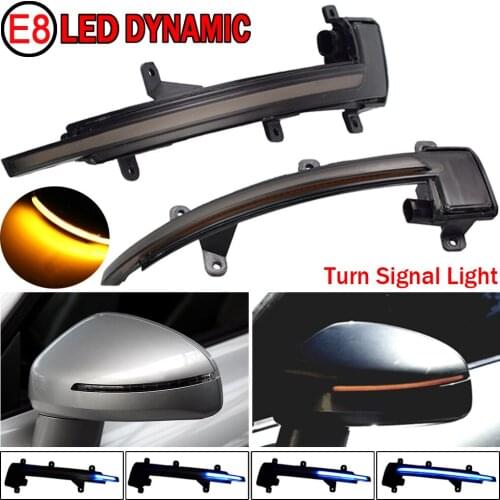 Dynamic Blinker For Audi TT Mk2 8J TTS R8 2007-2014 LED Turn Signal Side Mirror Lights arrow 2008 2010 2011 2012 2013 TTRS