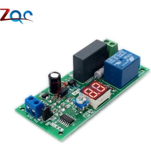 JK13 AC 220V 10A Timer Delay Switch Relay Module Adjustable 1 -99 Minutes Trigger Countdown Circuit Switch Board LED Display