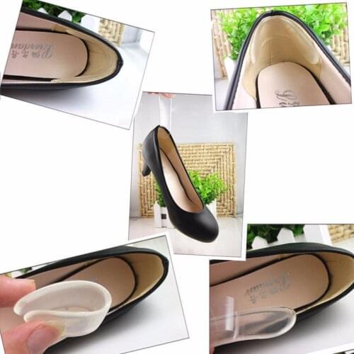Self-adhesive Silicone Gel Heel Cushion Foot Care Shoe Pads Shoe Insoles New Silicone Heel Shoe Pads 1pair