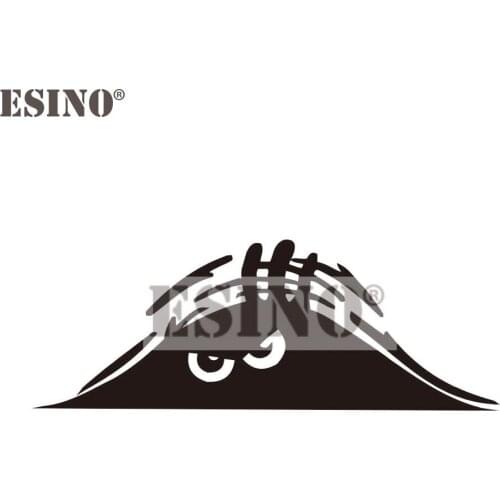 Car Styling Dune Sand Monster Peeping Peering PVC 3D Carving Creative Style Waterproof Vinyl Decal Body Decorative Sticker Decal