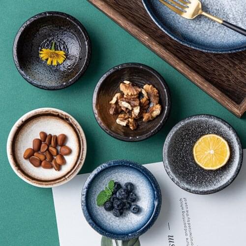 Seasoning hot Sauce Dish cup Ceramic Plate Small Dish Plates Butter mustard Sushi Vinegar Soy Dishes Kitchen Porcelain Saucer