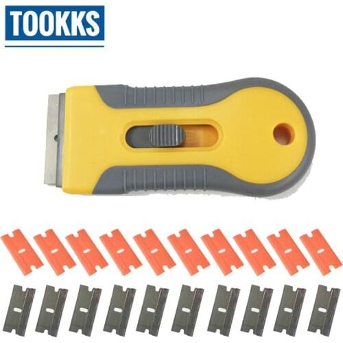 21 in 1 Phone Retractable Glue Remover Scraper Knife Spatula Razor For LCD OCA UV Glue Remove Tools With 20 pcs Blade