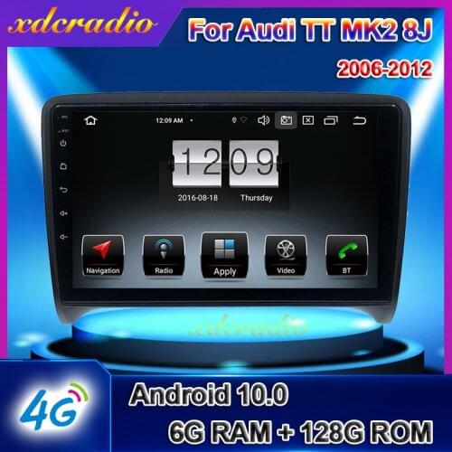 Xdcradio 9" Touch Screen Android 10 For Audi TT MK2 8J Car Radio Auto DVD Multimedia Video Player GPS Navigation Carplay Stereo