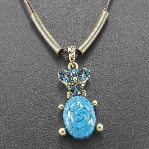 Yayi Jewelry Fashion Personalized Stainless Steel Gold Color Chain Weeding Bridal Party Animal Pendant Necklaces